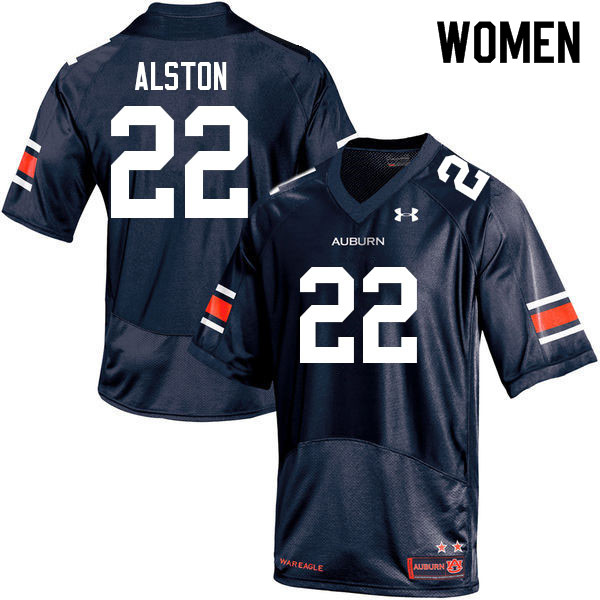 Women's Auburn Tigers #22 Damari Alston Navy 2022 College Stitched Football Jersey